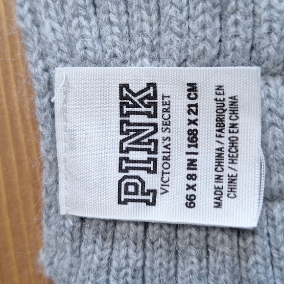 #ADI Pink- Victoria secret grey scarf - Picture 4 of 5